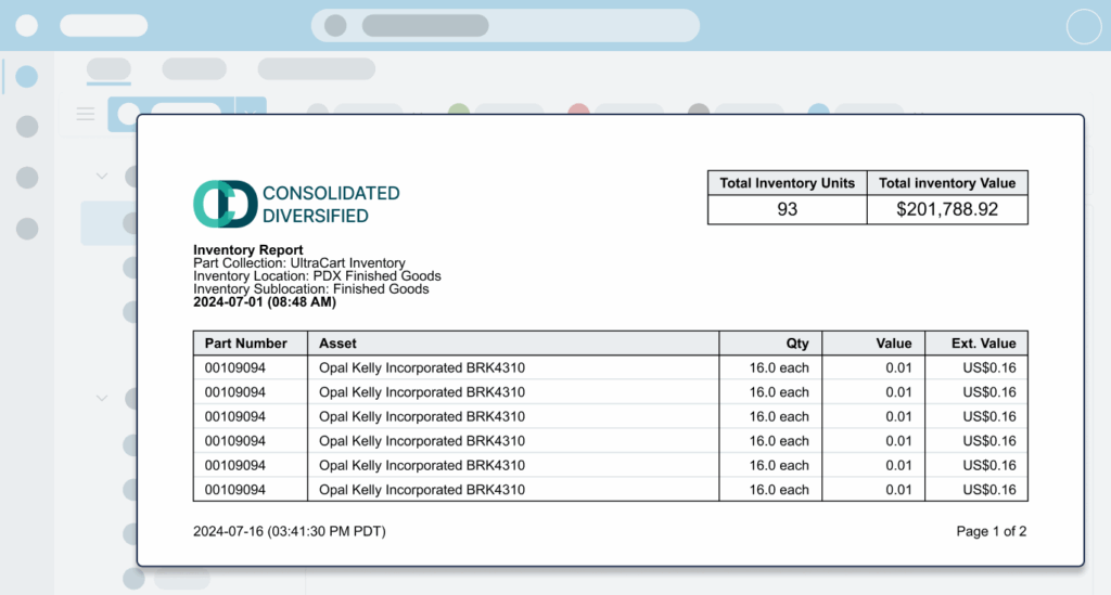 Aligni automated report subscriptions